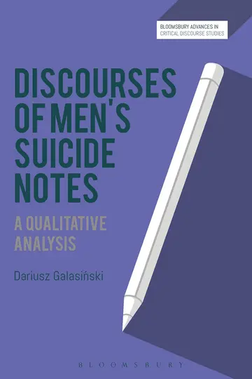 Cover of Discourses of Men’s Suicide Notes