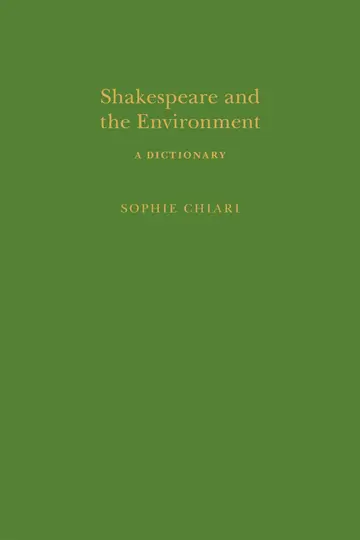 Cover of Shakespeare and the Environment