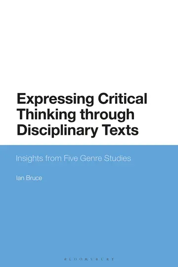 Cover of Expressing Critical Thinking through Disciplinary Texts