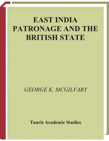 Cover of East India Patronage and the British State