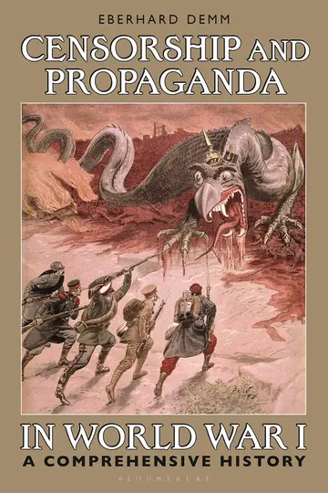 Cover of Censorship and Propaganda in World War I
