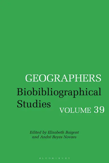 Cover of Geographers
