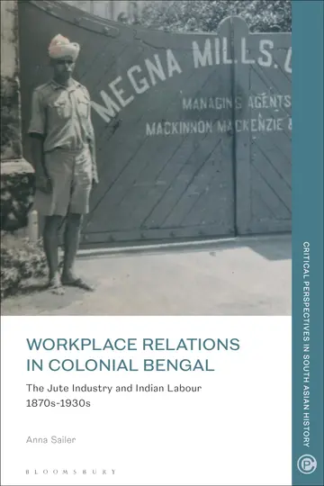Cover of Workplace Relations in Colonial Bengal