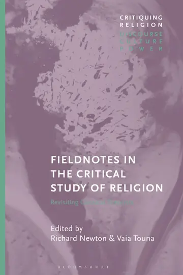 Cover of Fieldnotes in the Critical Study of Religion