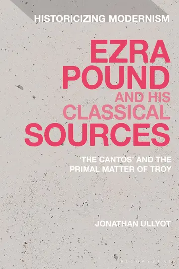 Cover of Ezra Pound and His Classical Sources