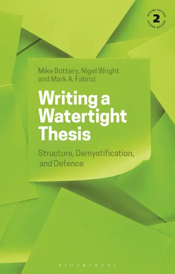 Cover of Writing a Watertight Thesis