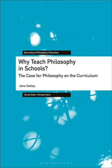 Cover of Why Teach Philosophy in Schools?