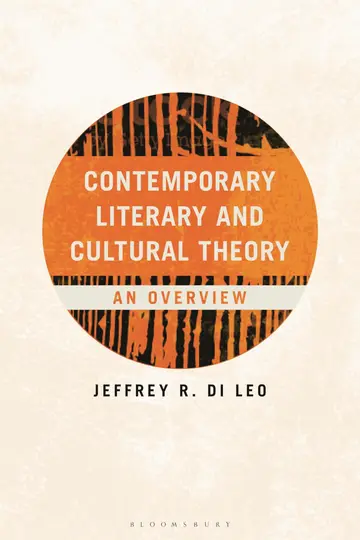 Cover of Contemporary Literary and Cultural Theory