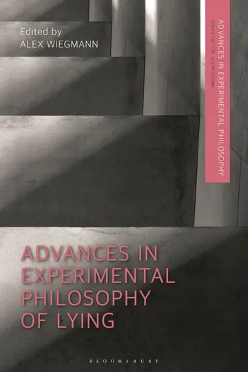 Cover of Advances in Experimental Philosophy of Lying