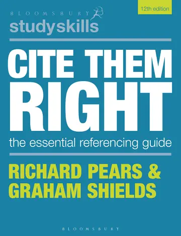 Cover of Cite Them Right