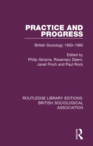 Cover of Practice and Progress