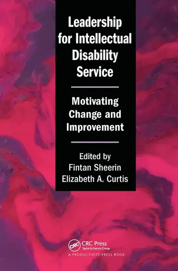 Cover of Leadership for Intellectual Disability Service