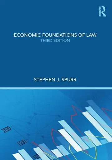 Cover of Economic Foundations of Law