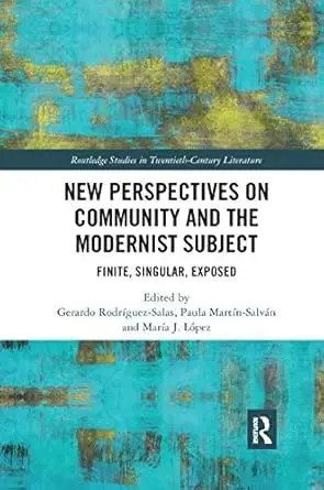 Cover of New Perspectives on Community and the Modernist Subject