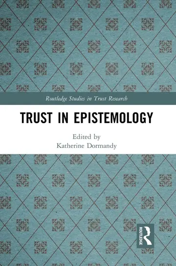 Cover of Trust in Epistemology