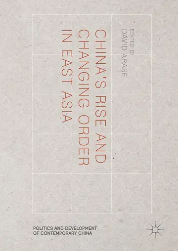 Cover of China’s Rise and Changing Order in East Asia