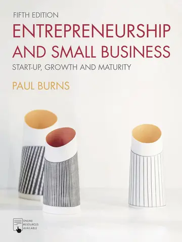 Cover of Entrepreneurship and Small Business