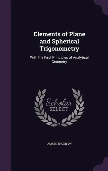 Cover of Elements of Plane and Spherical Trigonometry