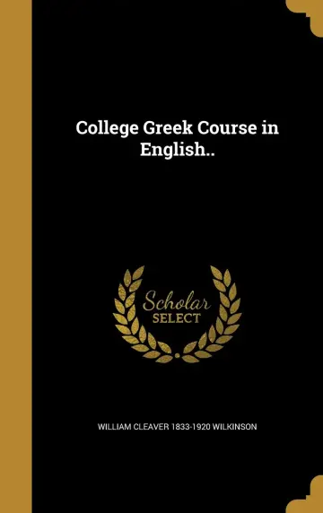 Cover of College Greek Course in English