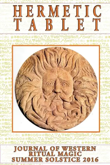 Cover of THE Hermetic Tablet Summer Solstice 2016
