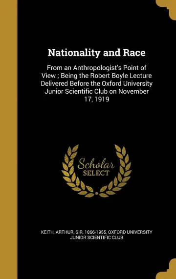 Cover of Nationality and Race