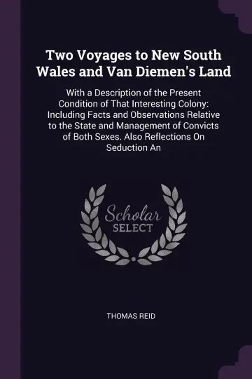 Cover of Two Voyages to New South Wales and Van Diemen's Land