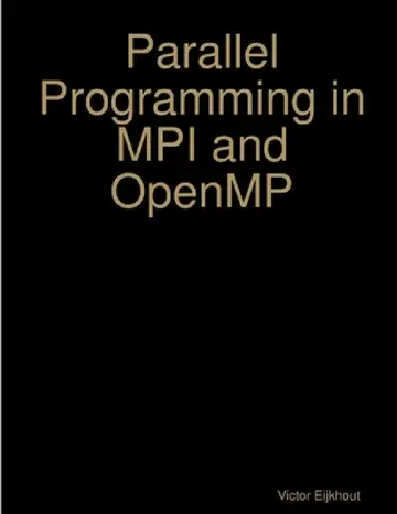Cover of Parallel Programming in MPI and OpenMP