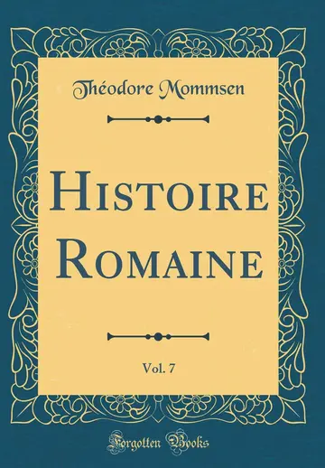 Cover of Histoire Romaine, Vol. 7