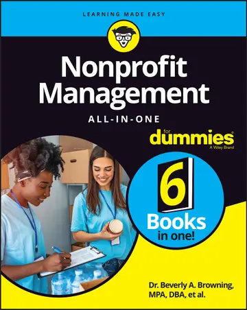 Cover of Nonprofit Management All-in-one for Dummies (For Dummies (Business & Personal Finance))