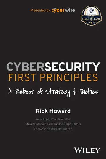 Cover of Cybersecurity First Principles