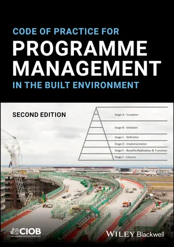 Cover of Code of Practice for Programme Management in the Built Environment