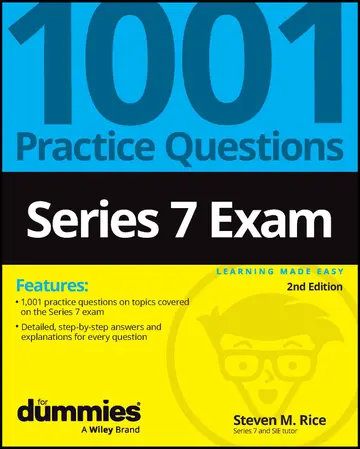 Cover of 1001 Series 7 Exam Practice Questions for Dummies