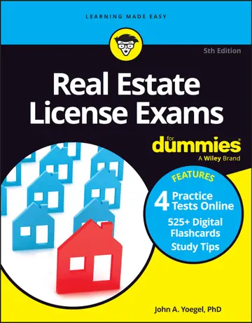 Cover of Real Estate License Exams for Dummies