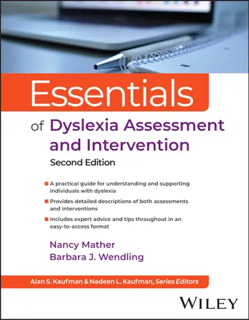 Cover of Essentials of Dyslexia Assessment and Intervention 2Ed (Pb 2024)