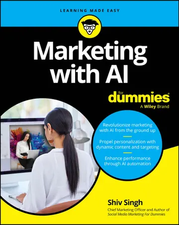 Cover of Marketing with Ai for Dummies (For Dummies (Business & Personal Finance))