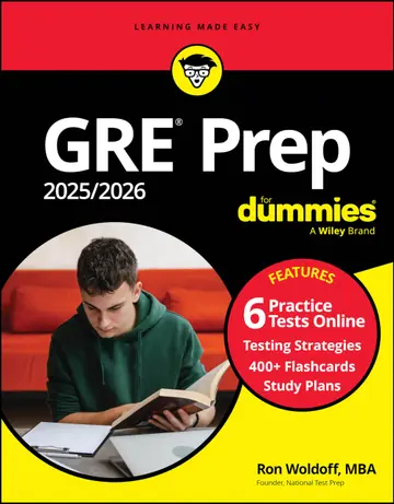 Cover of GRE Prep 2025/2026