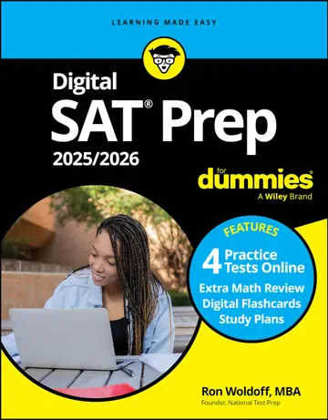 Cover of Digital SAT Prep 2025/2026 for Dummies