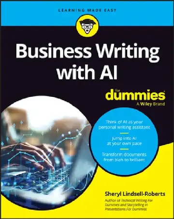 Cover of Business Writing with AI for Dummies