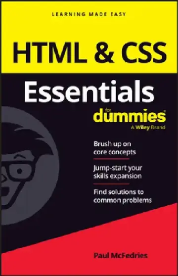 Cover of HTML & CSS Essentials for Dummies