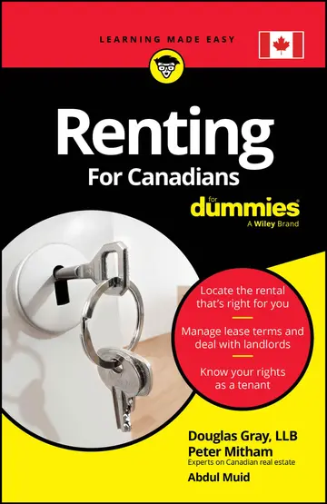 Cover of Renting for Canadians for Dummies