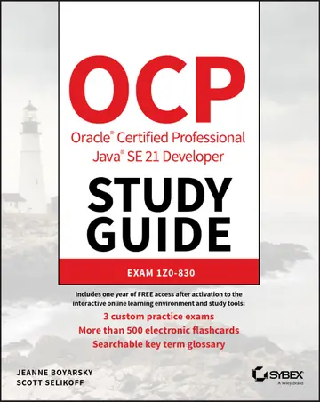 Cover of Ocp Oracle Certified Professional Java Se 21 Developer Study Guide