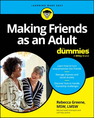 Cover of Making Friends as an Adult for Dummies