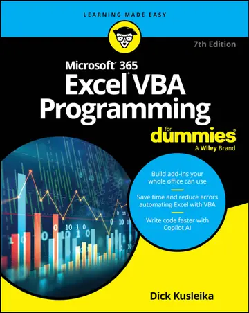 Cover of Microsoft 365 Excel VBA Programming