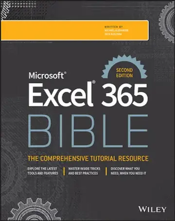 Cover of Microsoft Excel 365 Bible