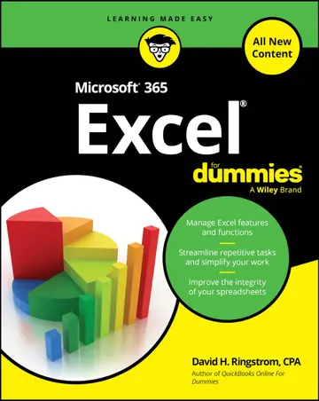 Cover of Microsoft 365 Excel for Dummies