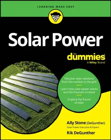 Cover of Solar Power for Dummies