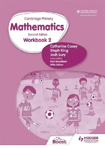 Cover of Cambridge Primary Mathematics Workbook 2 Second Edition