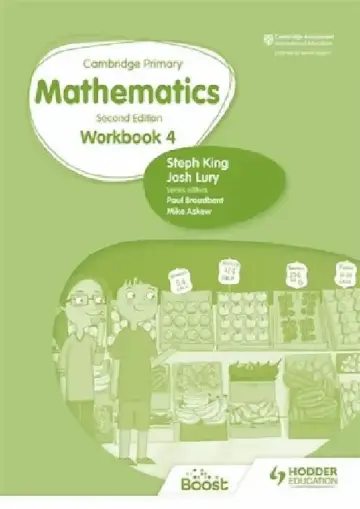 Cover of Cambridge Primary Mathematics Workbook 4 Second Edition