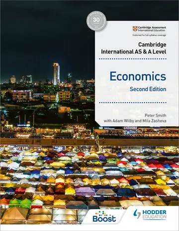 Cover of Cambridge International as and a Level Economics