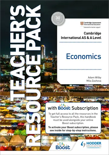 Cover of Cambridge International AS and A Level Economics Teacher's Resource Pack